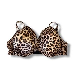 Soma Stunning Support Smooth Full Coverage Underwire Bra Women's 44DDD Leopard